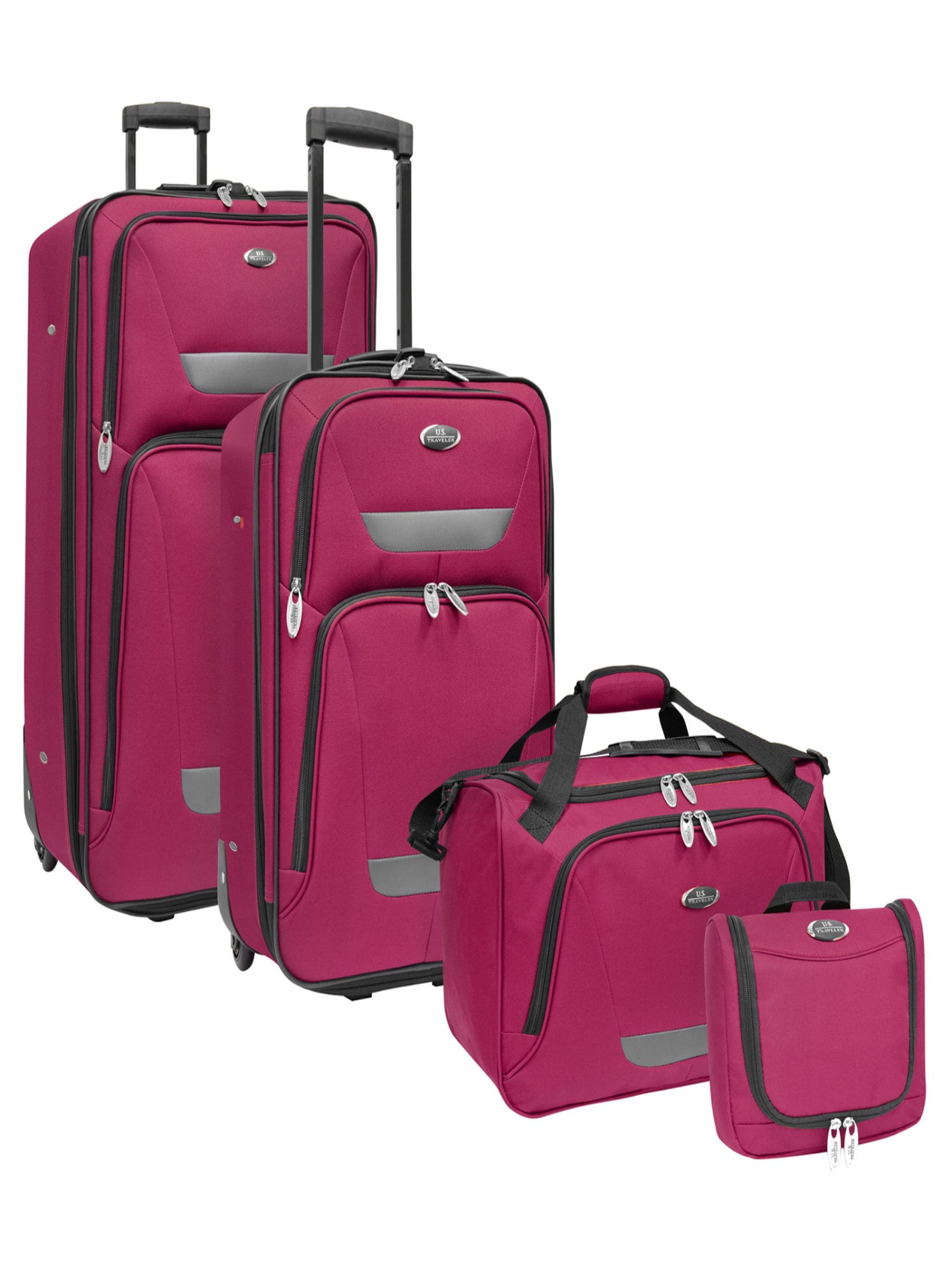 walmart 4 piece luggage set