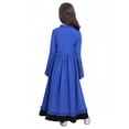 thumbnail image 2 of iiniim Big Girls Medieval Princess Dress Renaissance Gothic Vampire Queen Bell Long Sleeve Party Gown Royal Blue 8, 2 of 7