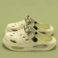 thumbnail image 6 of Slip On Shoes for Men Hands Free Men's Hollow Out Adjustable Strap Platform Clogs Breathable Slip On Outdoor Sandals Lightweight Summer Beach Walking Casual Shoes Summer Slippers, 6 of 8