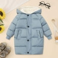 thumbnail image 4 of XEGLSBU Winter Coats for Girls 10-12 Heated Girls Long Down Coat Warm Winter Jacket with Insulation for Cold Weather Outdoor Activities Girls Winter Coat Size 10 Blue Size 6-7 Years, 4 of 4
