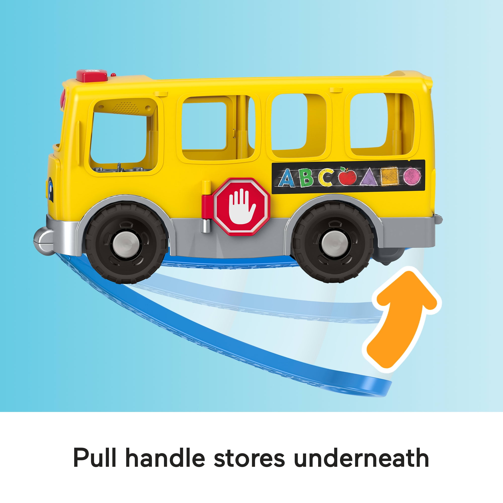 FisherPrice Little People Big Yellow School Bus, Musical Learning Toy for Kids 15 Years  (图5)