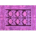 thumbnail image 1 of Ahgly Company Indoor Rectangle Abstract Purple Modern Area Rugs, 3' x 5', 1 of 4