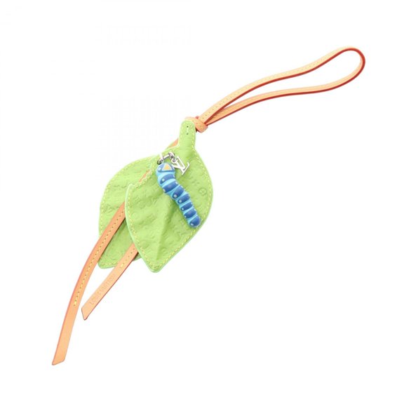 Pre-Owned Louis Vuitton LV Caterpillar Charm Accessory Leather Women's Green Multicolor M02560
