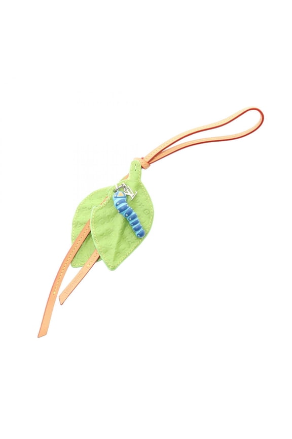 Pre-Owned Louis Vuitton LV Caterpillar Charm Accessory Leather Women's Green Multicolor M02560