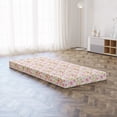 thumbnail image 5 of Pink Leaves Foldable Mattress, Vintage Peony Pattern, 74.8" x 35.4", Pastel Pink Pale Pink, by Ambesonne, 5 of 6