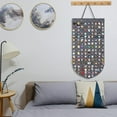 thumbnail image 6 of Lssam Wall Mount Earring Holder and Organizer, Premium Soft Felt Construction for 330 Pair Capacity, Tangle-Free Hanging and Stud Earring Display with Easy Installation - Single Unit in Grey, 6 of 8