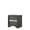 Grey, variant on Full access drawers / Nighttime storage need / Stylish black wood nightstand