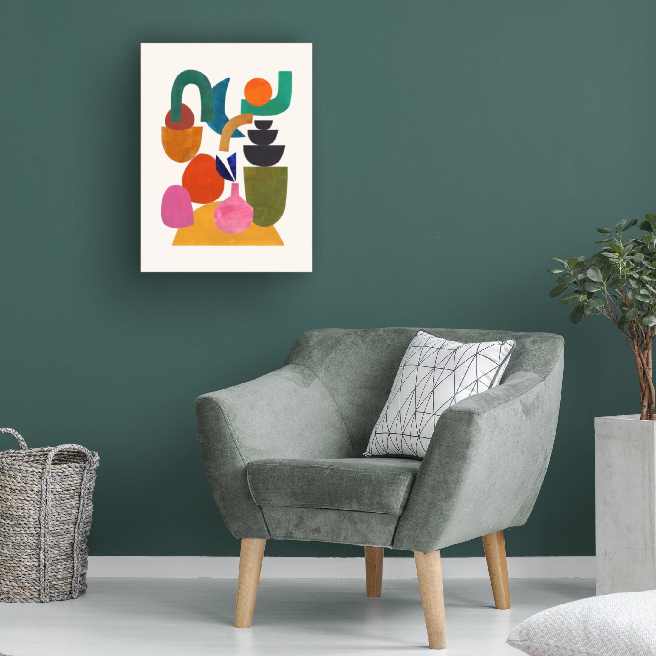 Trademark Fine Art Ejaaz Haniff  Happily Stacked Canvas Wall Art