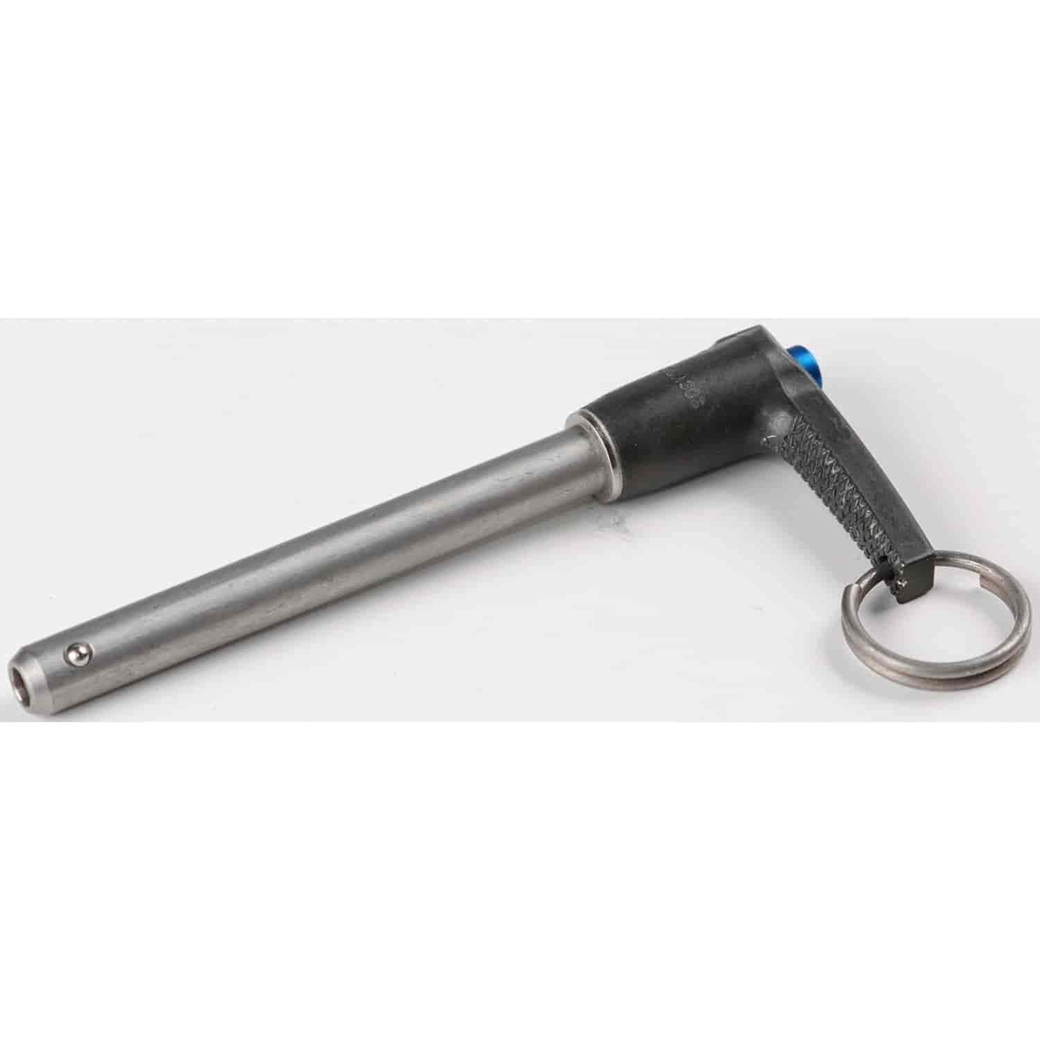 JEGS 82017 Push Button Quick Release Pin Shaft Size: 3/8 in. dia. Shaft length 3