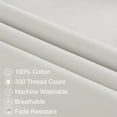 thumbnail image 3 of Unique Bargains Housse de Traversin en Coton Égyptien 1 Pce, 3 of 10