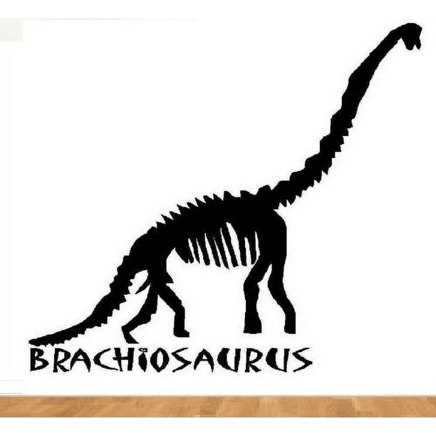 Decal ~ BRACHIOSAURUS FOSSIL DINOSAUR ~ WALL DECAL 19