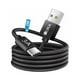 thumbnail image 1 of Cable USB 1Hora 2 metros, Entrada Tipo A y Salida Tipo C, Carga Rápida 3A; Negro, 1 of 3