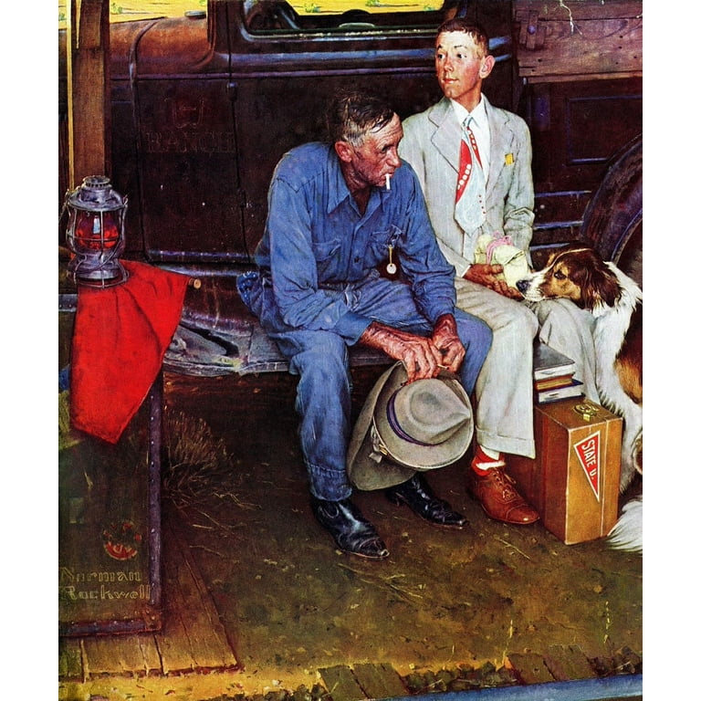 Free Shipping! Marmont Hill Breaking Home Ties by Norman