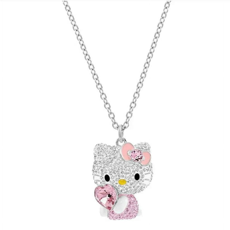 Hello kitty heart on sale necklace