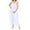 White, variant on Women's Jumpsuit Baggy Wide Leg Adjustable Strap Long Pants Overalls with Pockets Breathable Summer Rompers for Working Cooking Gardening Dark Green S