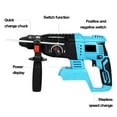 thumbnail image 3 of 4 Function Brushless Cordless Electric Rotary Hammer Drill Rechargeable Hammer 26mm Impact Drill for 18V Battery ,Efficient Cutting, 3 of 7