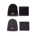 thumbnail image 3 of Winter Thermal Plush Hat Scarf Woolen Cap Cycling Windproof Cap Two-Piece 2Pc, 3 of 5