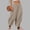 A253 Khaki, variant on Xdegoge Baggy Harem Pants for Women Elastic Waist Lantern Trousers Casual Flowy Wide Leg Lounge Bottoms Summer Beachwear