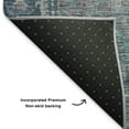 thumbnail image 5 of Addison Rugs Mayfield Premium Machine Washable Traditional Border Denim Rectangle Rug, 2'6" x 3'10", 5 of 7