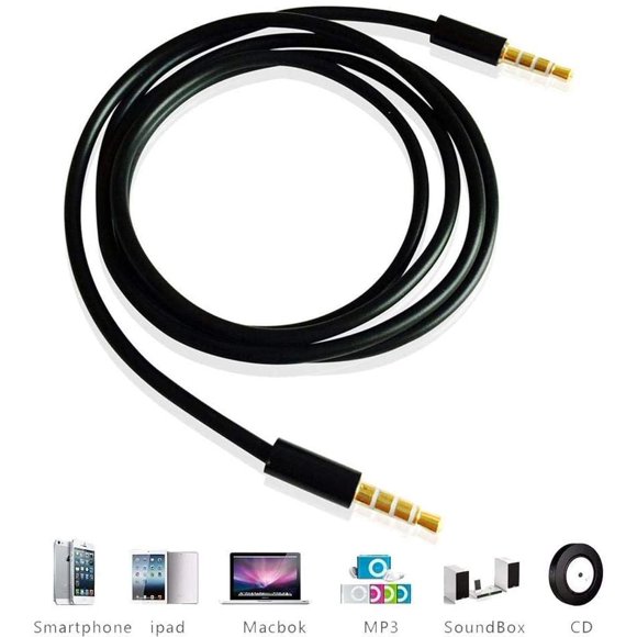 10 Ft 3.5 mm Male Stereo Jack to Jack Audio Lead Cable Wire by Master Cables