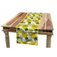 thumbnail image 1 of Floral Table Runner, Detailed Graphical Spring Roses and Leaves, Dining Room Kitchen Rectangular Runner, 3 Sizes, by Ambesonne, 1 of 2