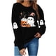 thumbnail image 1 of Ailaofu Halloween Cute Sweatshirt For Women Long Sleeve Pullover Graphic Basic Tops Casual Fall Fashion Sweatshirts, 1 of 7