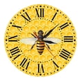 thumbnail image 1 of Yellow Relojes de pared 30 cm para dormitorio para dormir y entornos de trabajo Gran Precisa Decoración batería Zulema Reloj de pared, 1 of 8