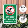 thumbnail image 4 of Dog Urine Kills Plant Please Curb Your Dog With Graphic, 4 of 8