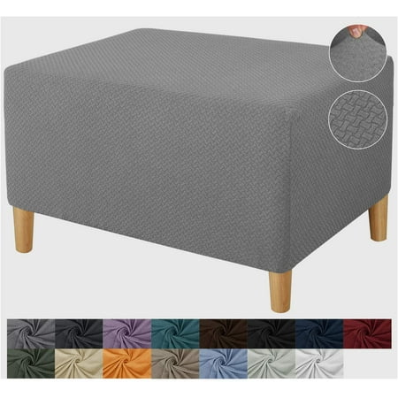 Spandex Ottoman Covers Are Made From, Oversized Round Ottoman Slipcover
