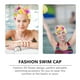 thumbnail image 5 of 1pc Gorro de natación con forma de flor Sombrero de natación transpirable para nadar Mujeres Niñas, 5 of 5
