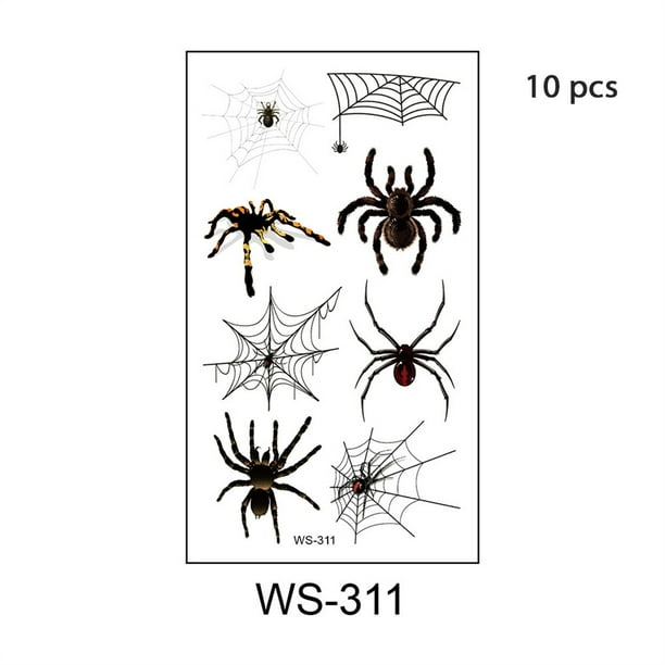 Corner Spider Web Decal Sticker 10 X 7 