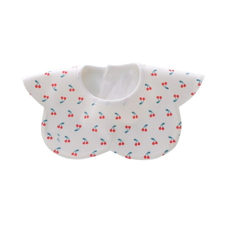 

Baby Three-layer Thickened Rose Bib 360 ° Rotatable Waterproof And Dirt-proof Bib Baby Saliva Towel Red One Size