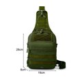 thumbnail image 1 of Bolsa De Pecho Molle Bolsa de pecho Molle para hombre, segura, impermeable, para acampar al aire libre (verde) Ndcxsfigh Para Estrenar, 1 of 6