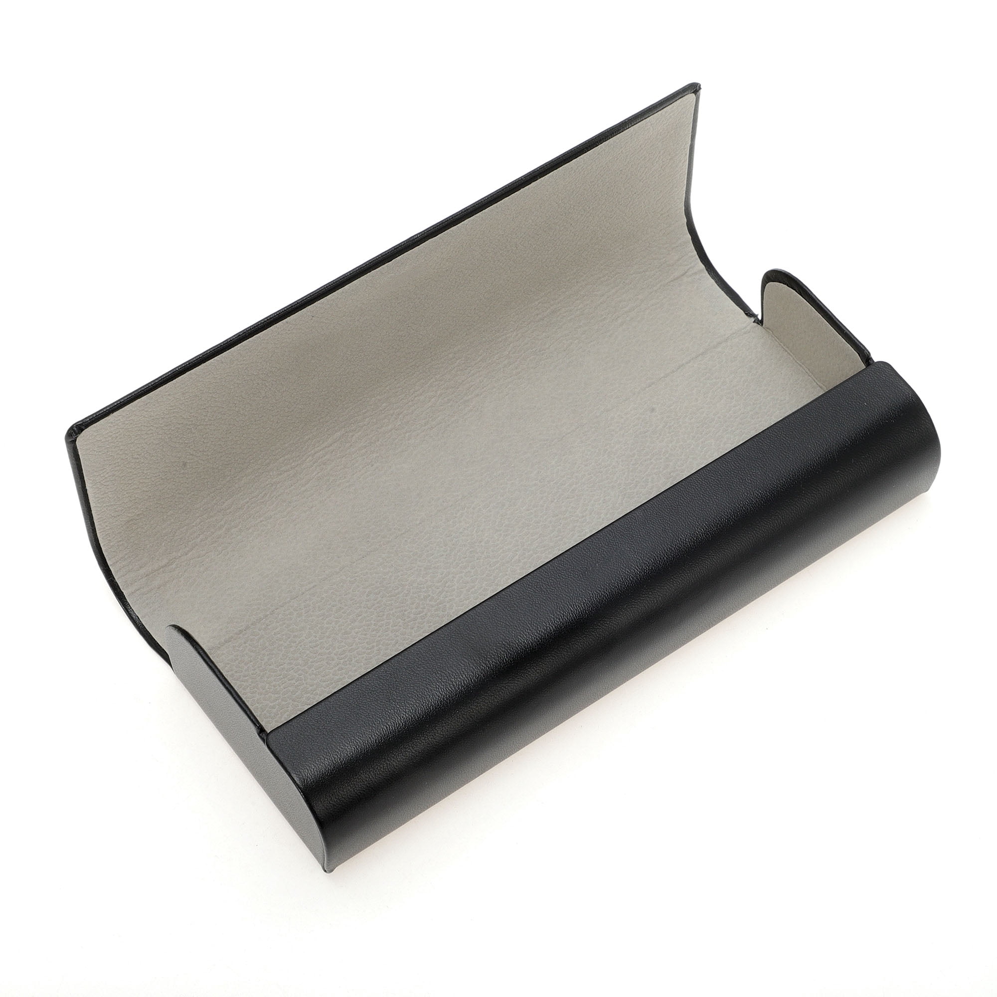 Unique Bargains Eyeglasses Case Portable Eyeglasses Storage 6.1"x2.4"x1.22" Black