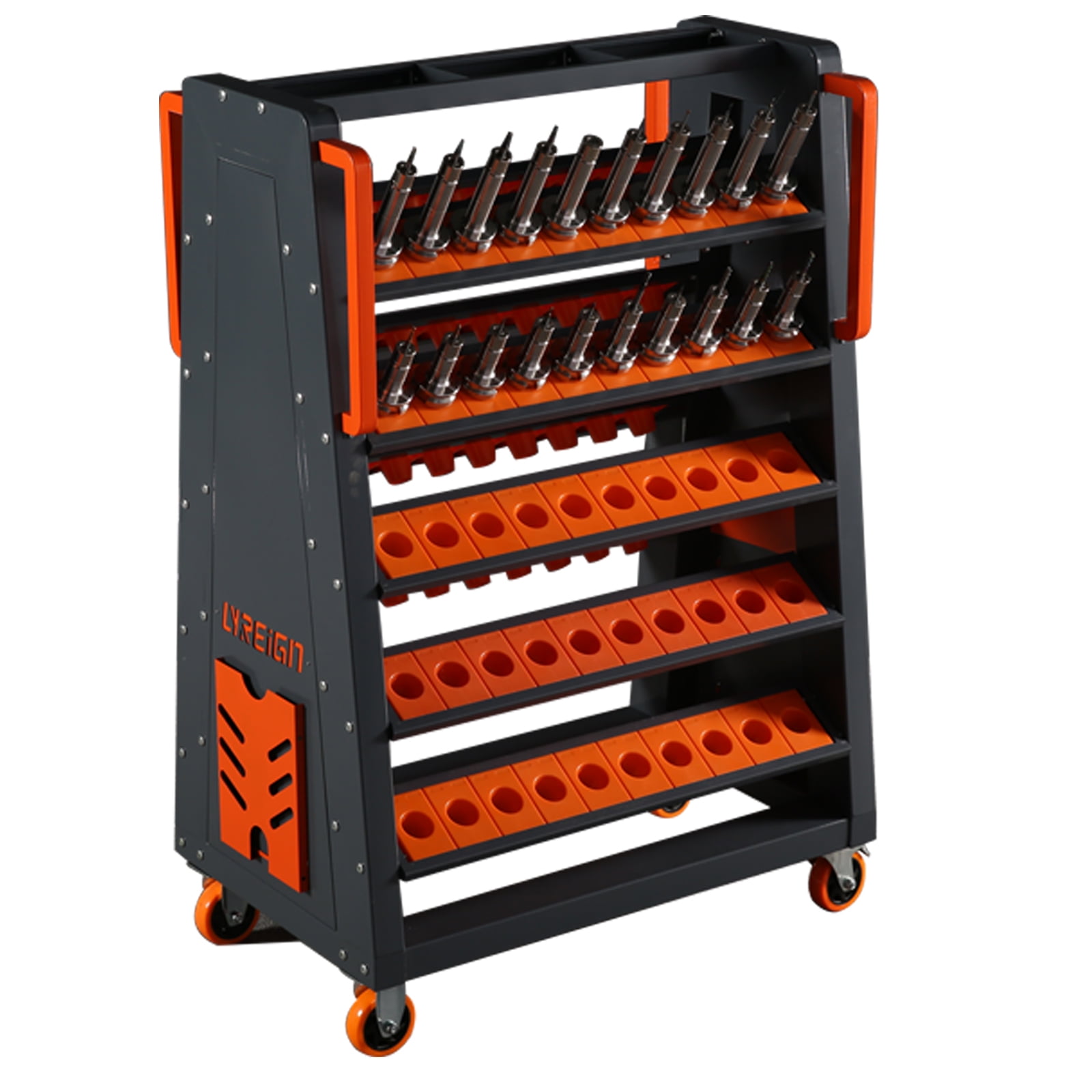 K Tool International KTIF326080 30 in. Blue Rotunda Tool Cart with