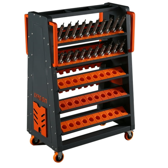 CNC Tool cart CNC Tool Holder storage HSK,CAT,BT,PCSTO CAT40-100PCS