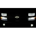 thumbnail image 5 of Custom Install Parts Front Grille Textured Gold Bowtie with White LED Emblem Compatible with Chevy Silverado 1999-2002, Suburban 2001-2006, and Tahoe 2000-2006, Replacement for GM Part 12335633, 5 of 5