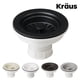 thumbnail image 5 of Colador de Fregadero Extraíble para Cocina, Filtro Antiresiduos con Tapón de Cierre, Instalación Universal para Drenajes de 3.5 y 4 Pulgadas, Material ABS Resistente, Color Negro, 5 of 5