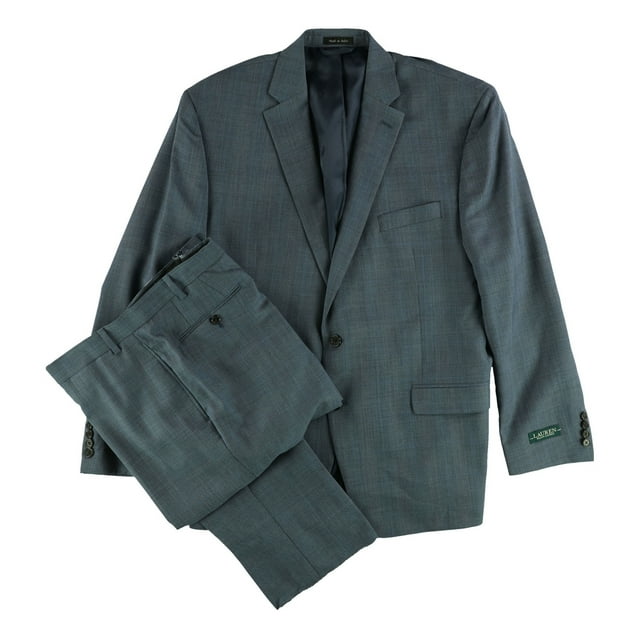 Ralph Lauren Costume Formel 2 Pcs pour Hommes, Bleu, 36 Court / 30W x Non Fini