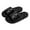 #02 Black, variant on Amzcrzy Mens Slippers Casual Fashion House Slippers for Men Non-Slip Bedroom Shower Slides Indoor and Outdoor Slippers