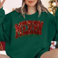 thumbnail image 6 of Womens Plus Size Christmas Sweatshirts 3/4 Length Sleeve Tops Xmas Graphic Christmas Top Funny Causal Christmas Shirt Tops Fleece Xmas Holiday Top, 6 of 6