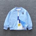 thumbnail image 5 of Abrigos de dibujos animados para bebés, chaqueta con cremallera de Spiderman, sudadera cortavientos para niños de 1 a 12 años, otoño, 2024, 5 of 5