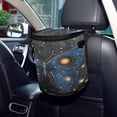 thumbnail image 6 of Qxltty Star Blue Butterfly Car Trash Can with Lid Vehicle Backseat Hanging Leak Proof Storage Bin, 6 of 7