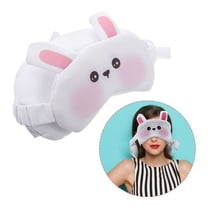 CTIRCHIU Beige Travel Neck Pillow with Eye Mask Lightweight Portable Pillow for Plane Car Office