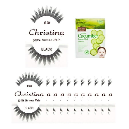 12 Packs #28 100% Human Hair Fake Eyelashes, The best guaranteed quality lashes available in the eyelash market. By (Best Chyawanprash Available In Market)