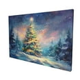 thumbnail image 3 of 16x24 inch Oil Painting&nbsp;Wall Art Starry Night Christmas Tree,Rustic Cafes,Lounge,Office Wall Decor Canvas Hanging Picture,Beautiful Starry Night Christmas Tree Art Prints,For Man Cave,Bar,Gym, 3 of 6