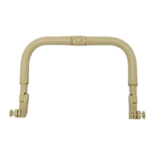 Barra de soporte para cochecito, barra de mano delantera para cochecito, barra transversal, manija de seguridad para cochecito, protección DIY Caqui