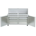 thumbnail image 7 of 2-Door Mega Top Refrigerated Sandwich Prep Table in Stainless Steel, 15 cu. ft. SPTR-2D-15C-LT., 7 of 7
