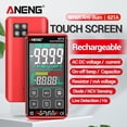 thumbnail image 2 of ANENG 621A Touch Screen Intelligent Digital Multimeter 9999 Counts Auto Rechargeable Portable NCV Universal Meter Voltmeter Ammeter, 2 of 7