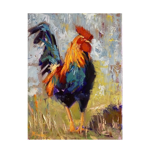 Jennifer Stottle Taylor 'Crow Magnum' Canvas Art